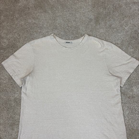 Buck Mason Classic Straight Hem Hemp Cotton Shirt Men's L Minimalist Americana - Picture 2 of 9